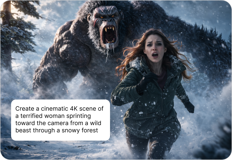 Skip the complexity of traditional editing. With Steve AI’s online movie maker, you can create movies directly in your browser. Type a script, add background music, and the AI handles transitions, timing, and effects automatically.